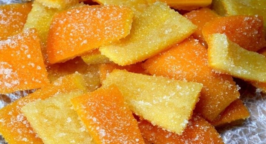 Fruta cristalizada 