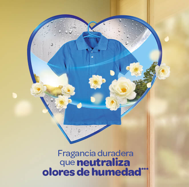 Su fórmula proporciona: suavidad irresistible, un planchado fácil y rápido, además de un agradable y duradero aroma