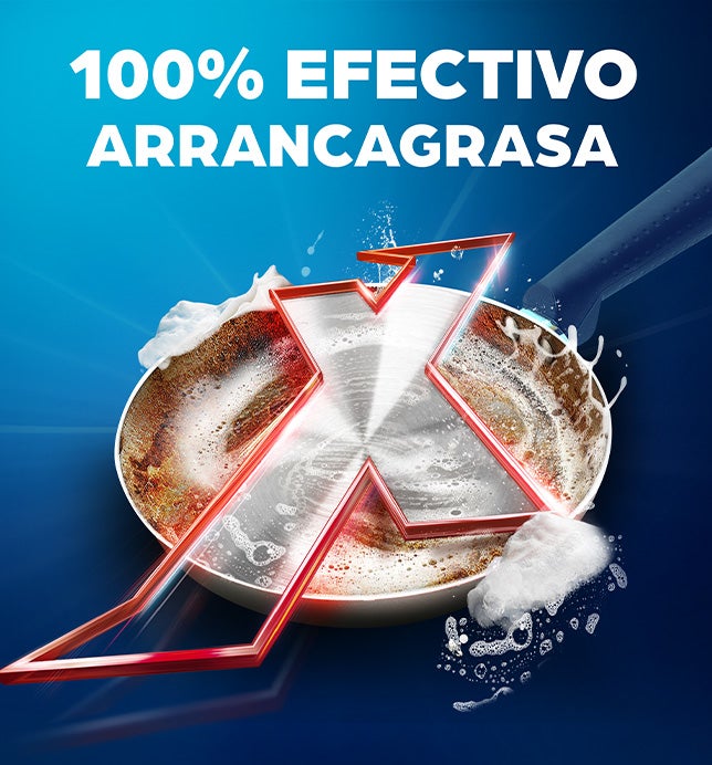 Arranca la grasa más pegada y los malos olores fácilmente.