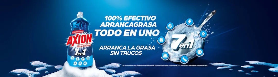 Banner Axion 7 en 1 con bicarbonato de sodio