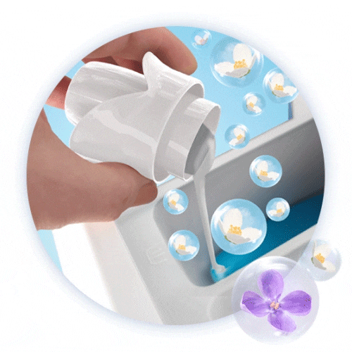 Suavitel Baby hipoalergénico y dermatológicamente probado con aroma suave para la ropa de bebé.