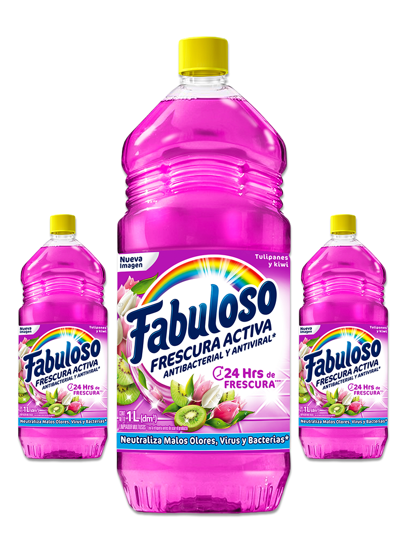 Fabuloso® Tulipanes y Kiwi | Presentaciones