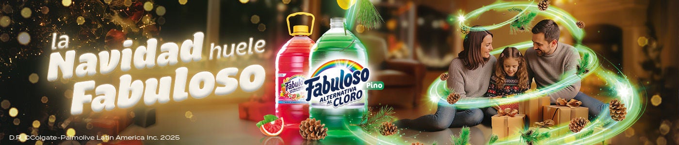 Línea de limpiadores Fabuloso desinfectante en diferentes colores y aromas