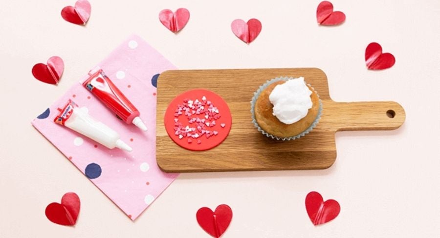 Cupcakes para el 14 de febrero