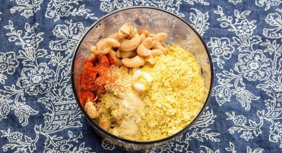 Queso para nachos vegano