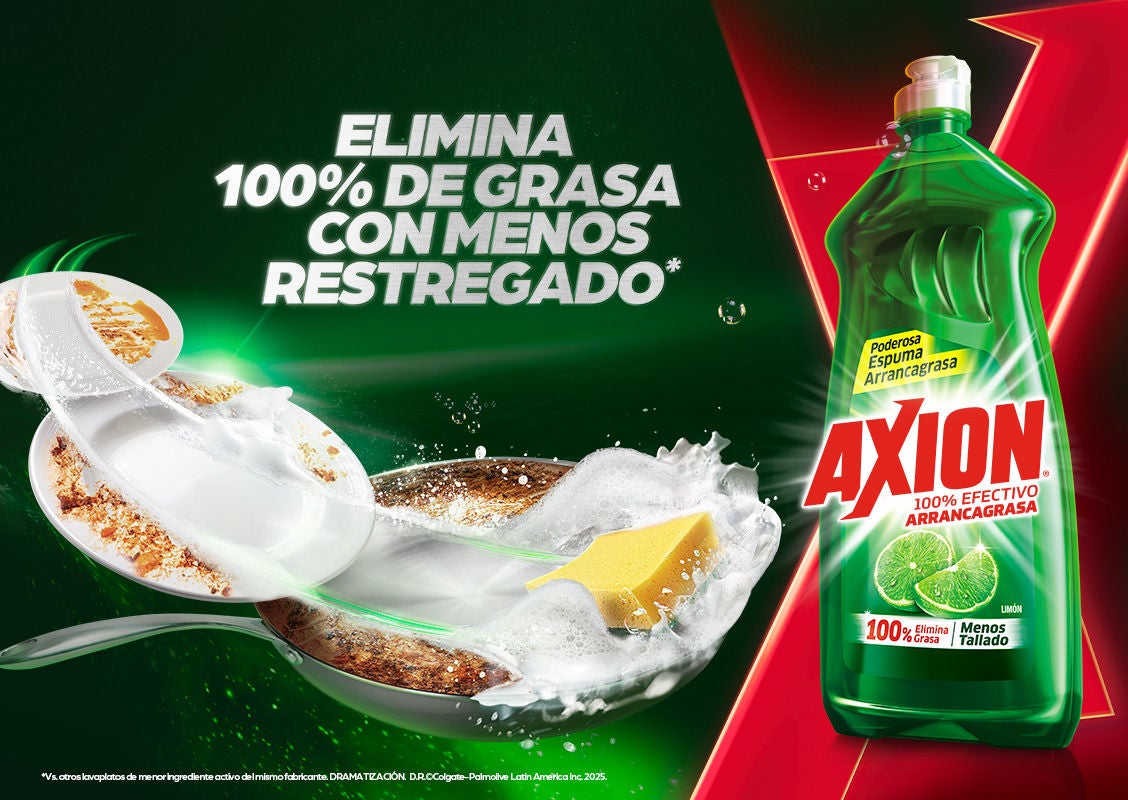 Gracias a su fórmula limpia la grasa de la cocina