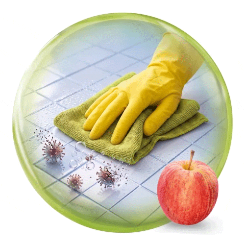 Fabuloso Pasión de frutas,  Acción antibacterial