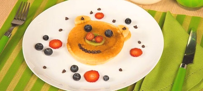 Hot Cakes de avena y frutas