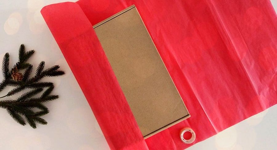 Paso a paso para hacer una chimenea navideña con cajas