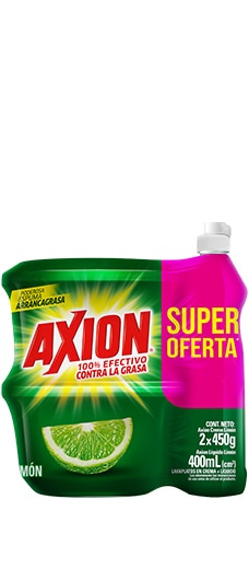 Axion® Limón | 2x450g + 400mL