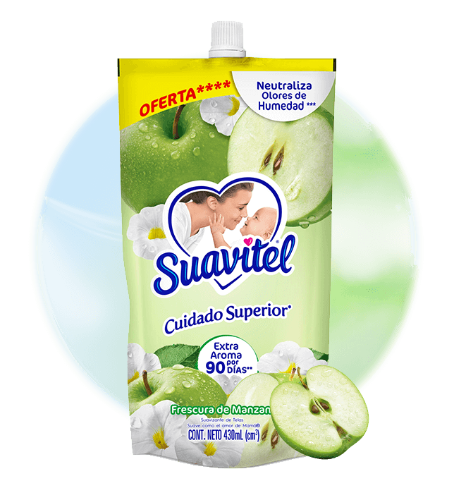 Suavitel - Cuidado Superior - Frescura de manzana | 430 ml