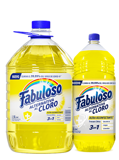  Fabuloso® Desinfectante Frescura Natural y Cítrica | Presentaciones