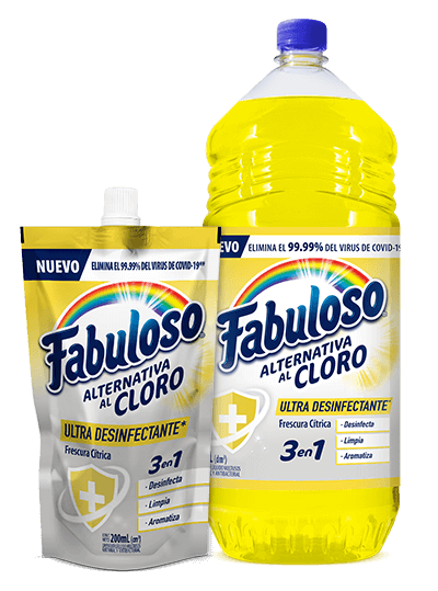  Fabuloso® Desinfectante Frescura Natural y Cítrica | Presentaciones