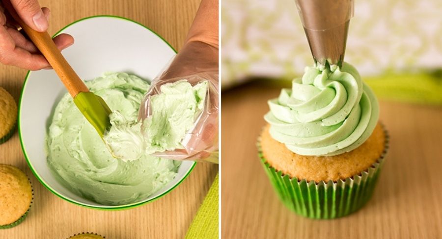 prepara una crema para tus cupcakes