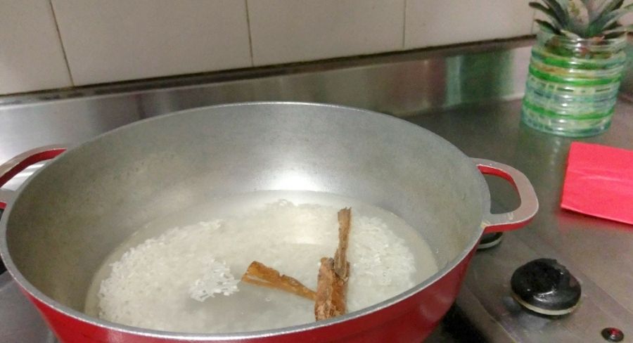 paso a paso para preparar masato de arroz