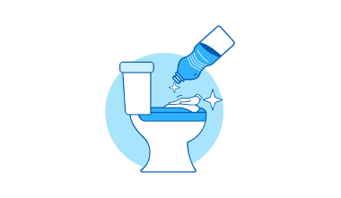 Cómo usar Azistín® Potpourrí en baños y paredes