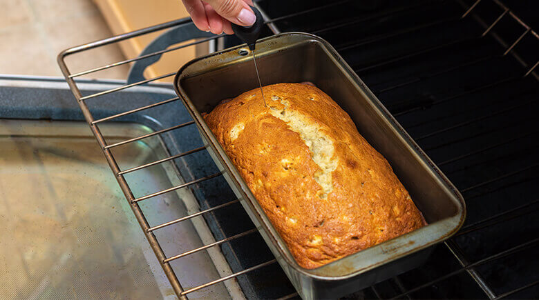 Pan de banano en horno