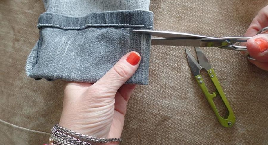trucos de costura fácil para arreglar un pantalón