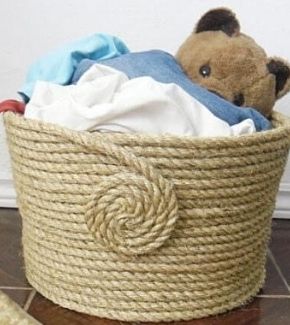 COMO HACER CANASTO ROPA SUCIA/ LAUNDRY BASKET 