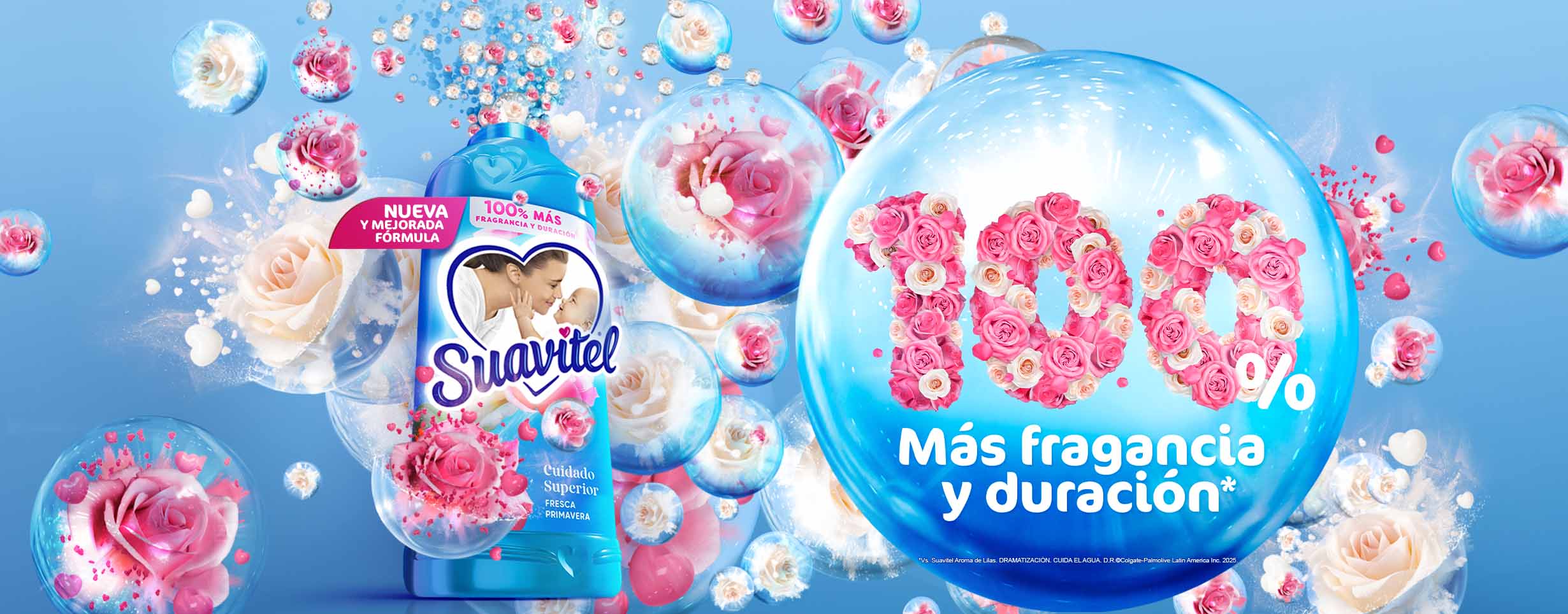  Suavitel con Fragancia duradera que neutraliza olores de humedad.