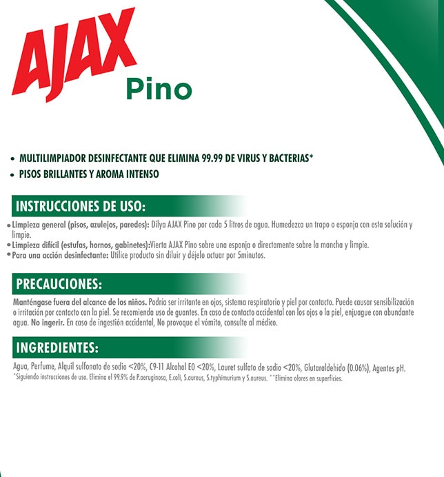 Ajax - Pino | Instrucciones de uso