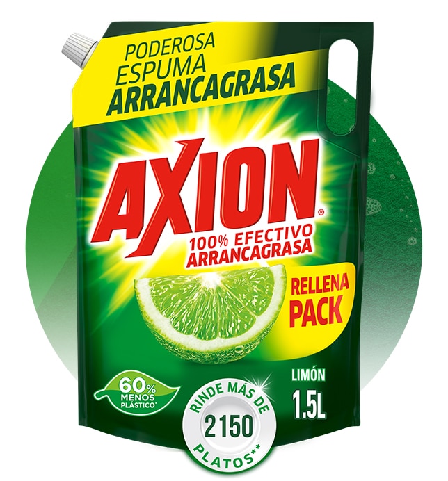 Axion - Limón | Rellena pack | 1.5 litros