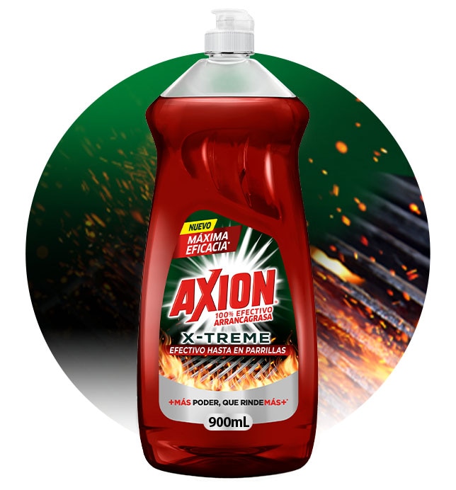 Lavatrastes líquido Axion X-TREME 