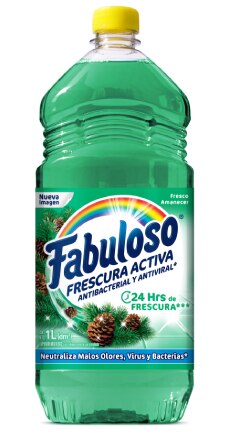 Fabuloso® Frescura Activa Antibacterial y Antiviral | Fresco Amanecer | 1 litro