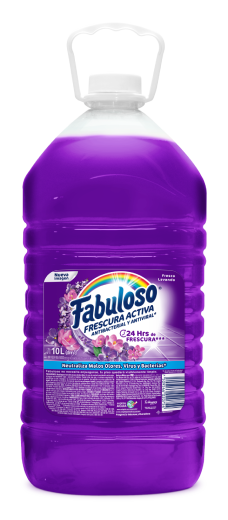 Fabuloso® Frescura Activa Antibacterial y Antiviral | Fresca Lavanda | 10 litros