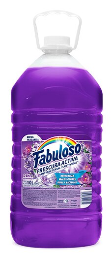 Fabuloso® Frescura Activa Antibacterial y Antiviral | Fresca Lavanda | 10 litros