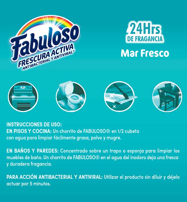 Fabuloso - Mar fresco | Instrucciones de uso 