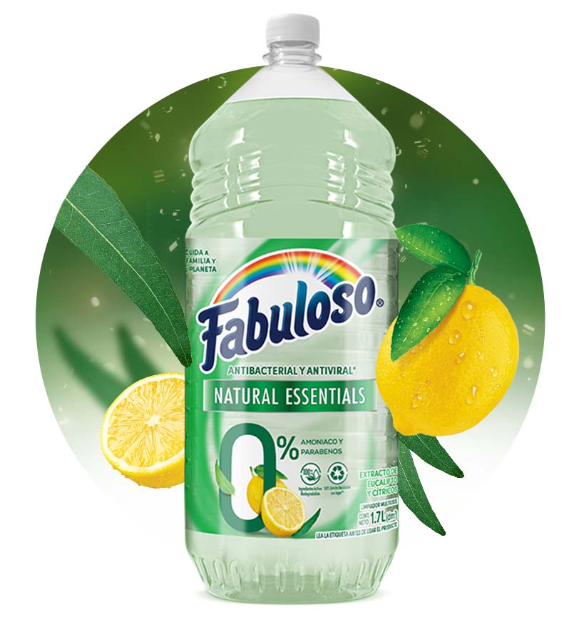 Fabuloso - Natural Essentials - Eucalipto y cítricos | 1.7 litros 