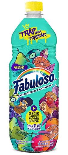 Fabuloso Trap para Trapear 828 ml Botella Azul