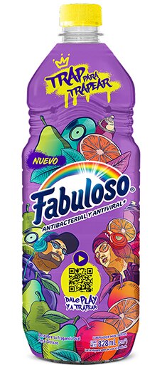 Fabuloso Trap para Trapear 828 ml Botella Morada