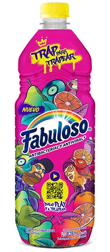 Fabuloso Trap para Trapear 828 ml Botella Rosa