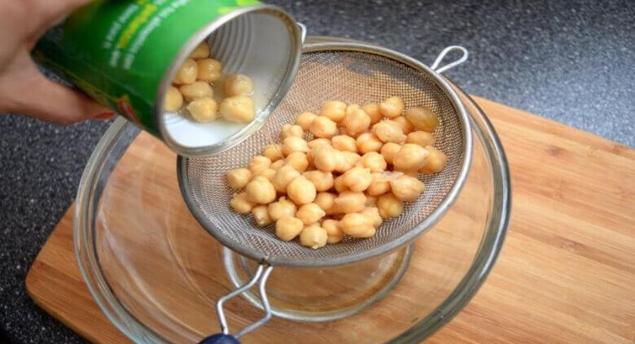 hummus de garbanzos en minutos