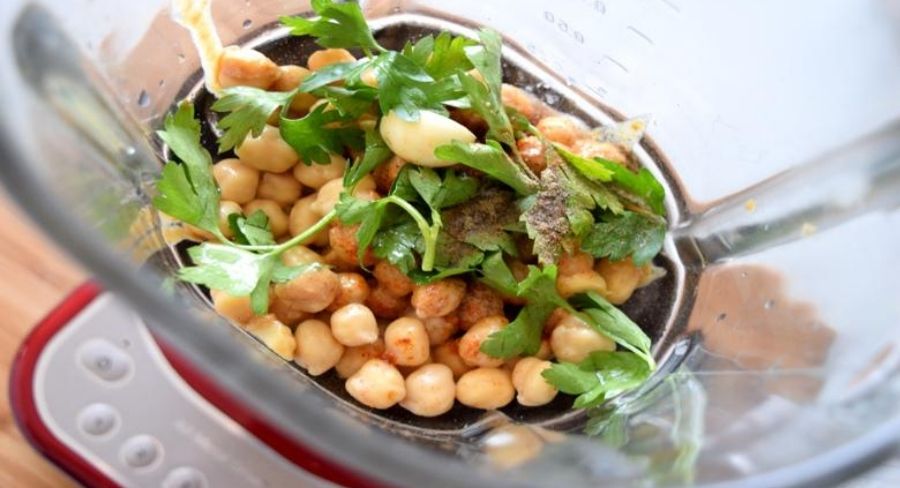 hummus de garbanzos en minutos