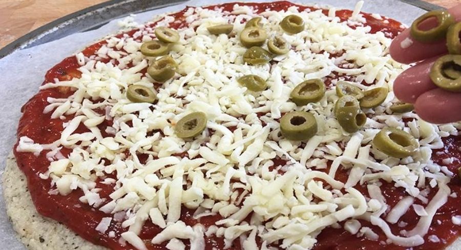 masa para pizza sin harina