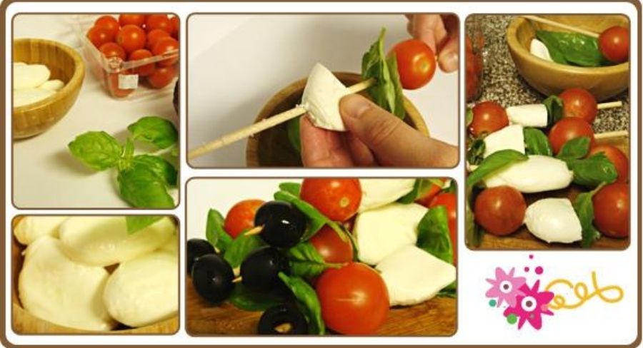 pinchos de ensalada