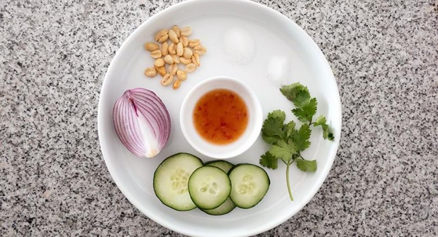 ensalada tailandesa de pepino