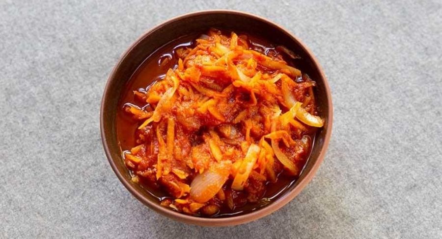 Paso 4 mayonesa vegana de zanahoria