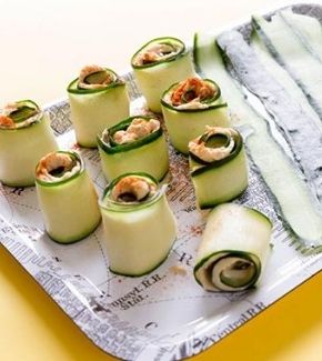 Rollos De Pepino Y Hummus • Merienda Saludable Y Sencilla