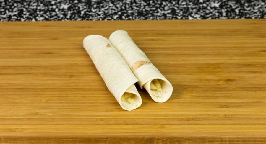 Taquitos de manzana