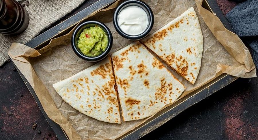 Quesadillas con jamón