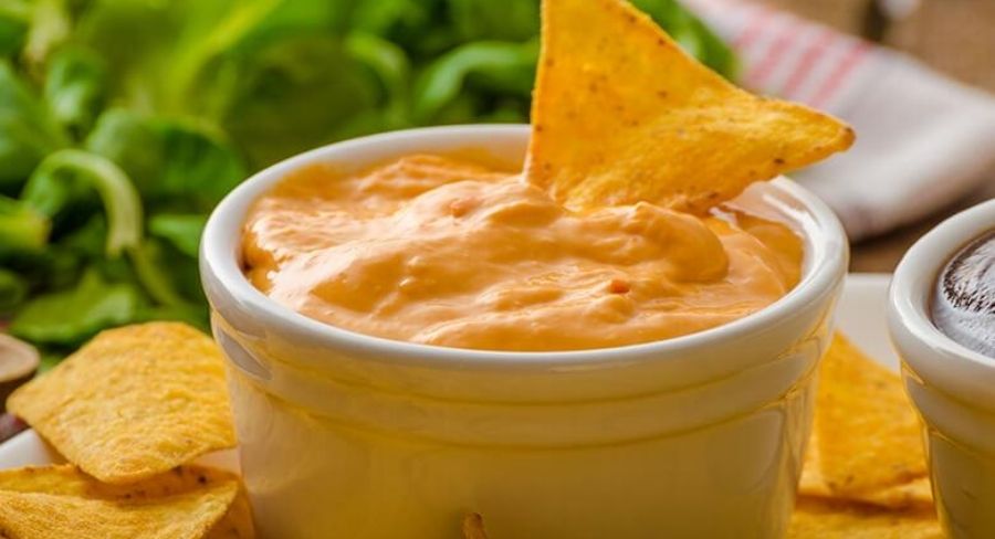 Totopos con queso