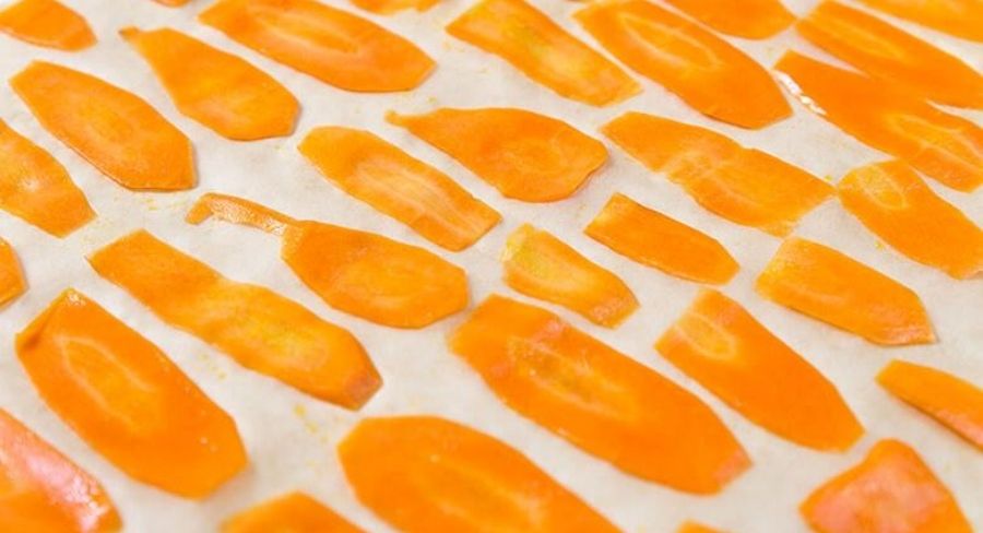 chips de zanahoria