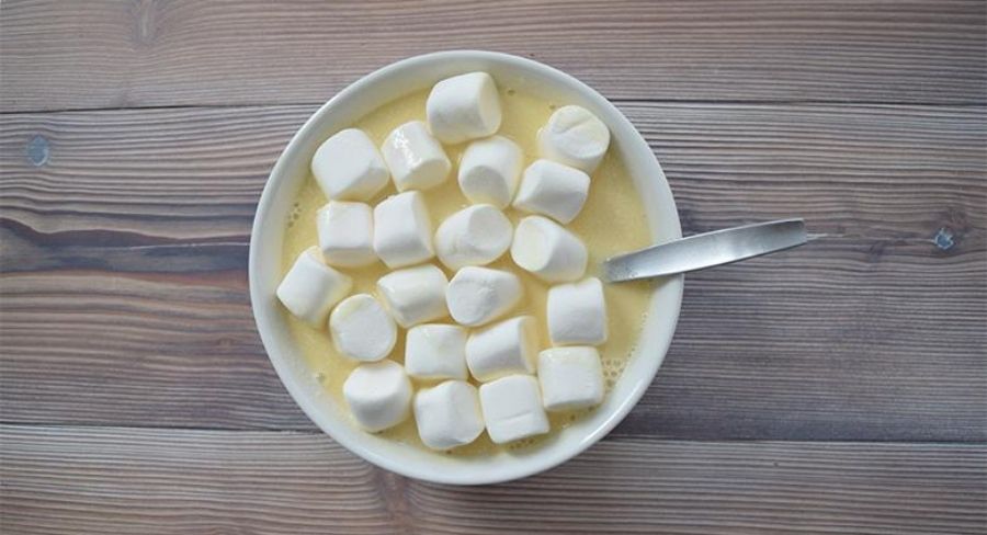 Integración de la mezcal de gelatina con malvaviscos