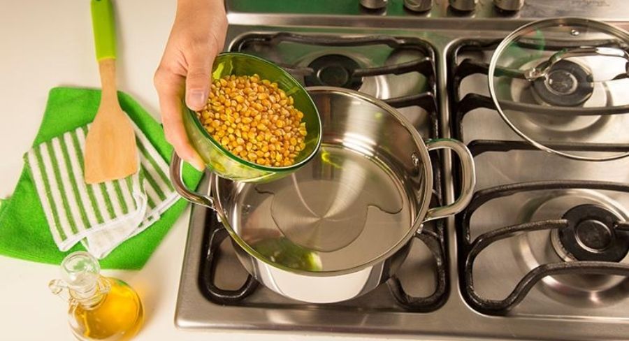 Palomitas con caramelo hechas en casa