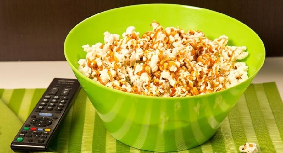 palomitas con caramelo hechas en casa