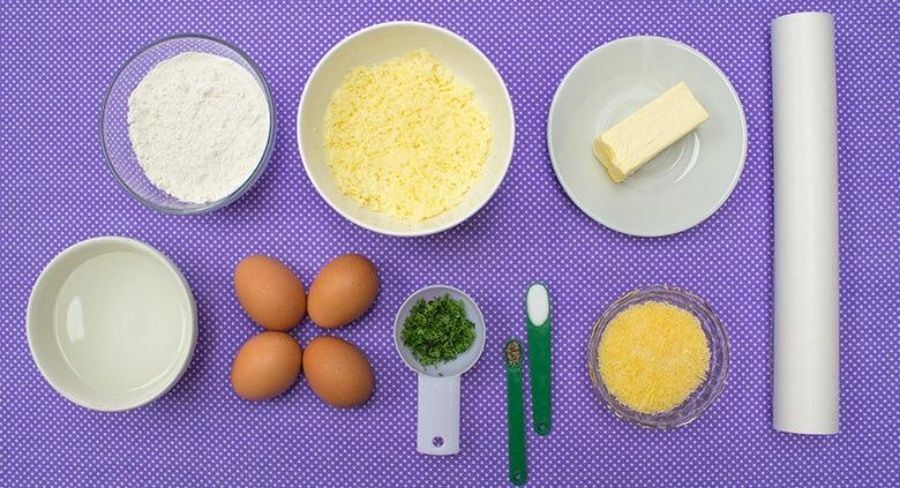 Pastelitos de queso horneados: ingredientes